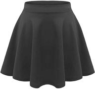 👗 discover stylish and comfortable loxdonz casual stretch flared pleated girls' skirts and skorts logo