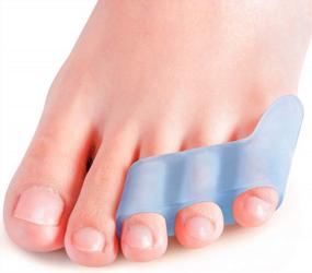 img 4 attached to Povihome 10 Pack Pinky Toe Separator And Protectors, Toe Separators For Overlapping Toe, Curled Pinky Toes Separate And Protect - Spacers For Morton'S Neuroma Pain Relief