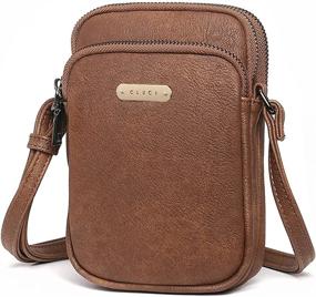 img 4 attached to Дизайнерская кожаная сумка через плечо CLUCI для телефона: маленькая сумочка для женщин, дорожный кошелек