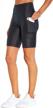 eclipse high rise bermuda pocket shorts for women by marika logo