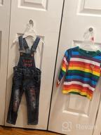 img 1 attached to Rainbow Striped HowJoJo Toddler T Shirts for Boys' in Tops, Tees & Shirts review by Daniel Delgado