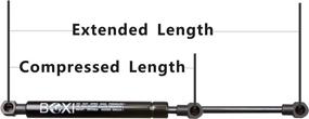img 3 attached to BOXI Universal Supports Extended Compressed Replacement Parts - Shocks, Struts & Suspension
