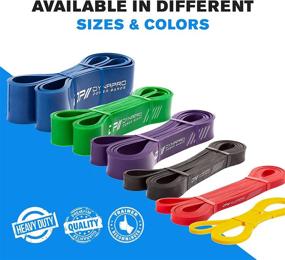 img 2 attached to DYNAPRO Power Resistance Bands - Assisted Pull Up Band, Resistance & Stretch Band Powerlifting Bands
