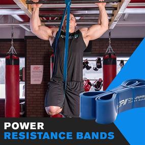 img 3 attached to DYNAPRO Power Resistance Bands - Assisted Pull Up Band, Resistance & Stretch Band Powerlifting Bands