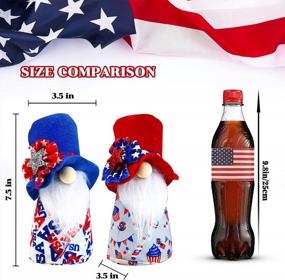 img 3 attached to USA Patriotic Gnomes Farmhouse Home Decor - 2022 Christmas Winter Tomte Swedish Design - Ideal Gifts For Men And Women For 4Th Of July And Memorial Day Decorations - Lovinland