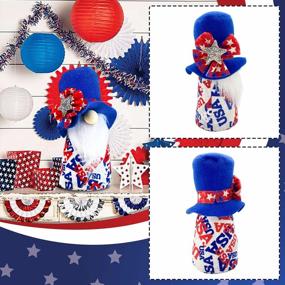 img 1 attached to USA Patriotic Gnomes Farmhouse Home Decor - 2022 Christmas Winter Tomte Swedish Design - Ideal Gifts For Men And Women For 4Th Of July And Memorial Day Decorations - Lovinland