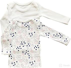 img 1 attached to 👶 GOTS Certified Organic Cotton Long Sleeve T-Shirt for Baby Clothing