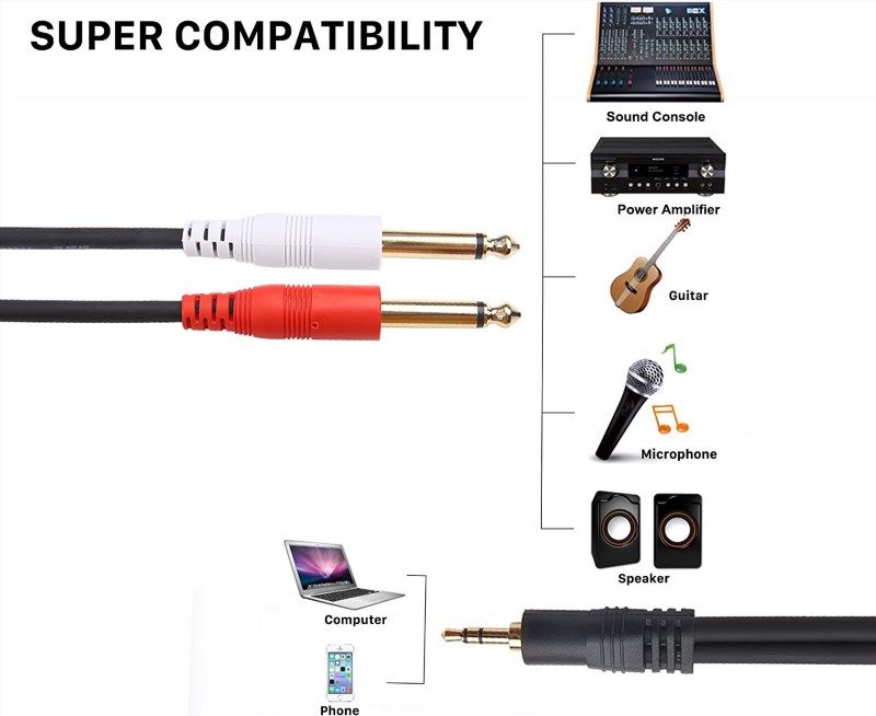 Cable Duplicator Audio Splitter Earphone Jack 3.5mm Splitter 1 Male To 3  Female - Electronics Stocks - AliExpress