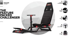 img 3 attached to Next Level Racing Challenger Simulator Cockpit