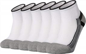 img 4 attached to Men'S Athletic Performance Socks: ONKE Cotton Low Cut W/ Mesh Ventilation & Comfort Fit Cushioning