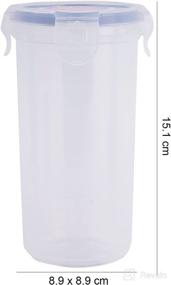 img 3 attached to Lock &amp; Lock 1.8-Cup Tall Round Food Container - 14-Fluid Ounces