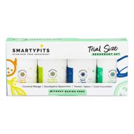 smartypits deodorant sampler sensitive formula logo