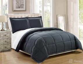 img 1 attached to Luxury Reversible Alternative Comforter Corner Bedding at Comforters & Sets