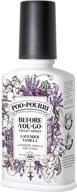 🚽 8-ounce bottle of poo-pourri before-you-go toilet spray in lavender vanilla scent - classic container design логотип