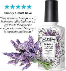 img 3 attached to 🚽 8-Ounce Bottle of Poo-Pourri Before-You-Go Toilet Spray in Lavender Vanilla Scent - Classic Container Design