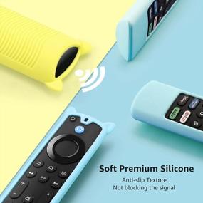 img 1 attached to Silicone Firestick Remote Covers 3 Pack - Compatible With Fire TV Stick Lite, 4K & 4K+ Streaming Media Sticks