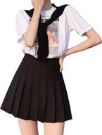 pleated skirt waisted tennis cheerleader girls' clothing - skirts & skorts logo