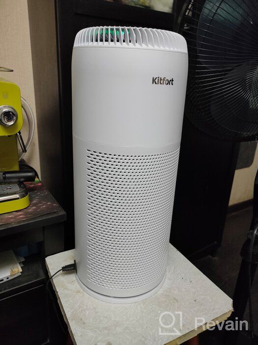 img 2 attached to Kitfort Air Purifier KT-2813, white review by Barbara Turczyk ᠌