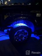 img 1 attached to Enhance Your Ride With MICTUNING C2 Curved RGBW LED Rock Lights - 12 Pods Underglow Multicolor Neon Light Kit With Bluetooth Controller, Music Mode, And Wiring Switch review by Doug Hawkins