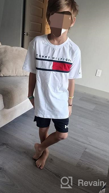 img 1 attached to 👕 Tommy Hilfiger Boys' Heather Medium T-Shirt: Stylish Tops, Tees & Shirts for Kids review by John Kahsar