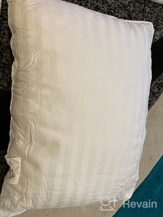 img 1 attached to 13X18 Toddler Pillow For Sleeping - Machine Washable Kids Pillow Perfect For Travel, Cot (No Pillowcase Included) review by Adam Hutchinson