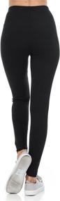 img 2 attached to 👧 Bluensquare Girls' Clothing Leggings, Stretched Length, Available on Amazon