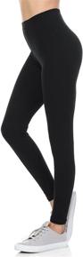 img 4 attached to 👧 Bluensquare Girls' Clothing Leggings, Stretched Length, Available on Amazon