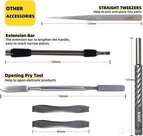 img 1 attached to 128-in-1 Precision Screwdriver Set with Magnetic Driver Kit - Electronics Repair Tools for Computer, Cell Phone, Laptop, iPad, Watch, Tablet, PC, MacBook, Xbox, Game Console, PS4