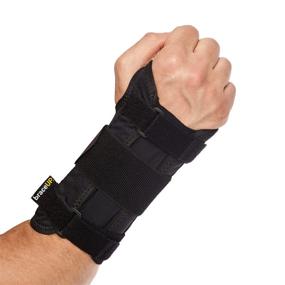 img 4 attached to Relieve Pain With BraceUP Carpal Tunnel Wrist Brace - Metal Splint For Women And Men For Hand And Wrist Support