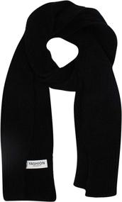 img 3 attached to RARITY US Unisex Thicken Fashion Scarves Girls' Accessories in Cold Weather