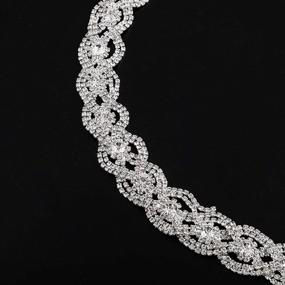 img 2 attached to 💎 Bling Up Your Big Day with AWAYTR Bridal Rhinestone Wedding Belts: Must-Have Women's Accessories!