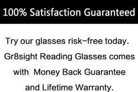 img 1 attached to 👓 Enhance Your Vision with 3-Pack Half Rim Reading Glasses - Lightweight Vision Care