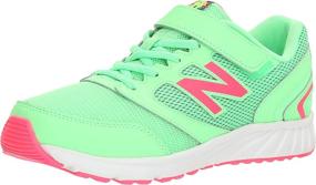 img 4 attached to 👟 Black Little Girls' New Balance Athletic Running Shoes