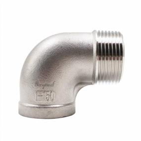 img 4 attached to Horiznext NPT 1 Stainless Steel Cast Elbow Adapter: Perfect Mechanical Coupling For Metal Tubing