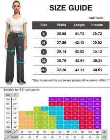 img 3 attached to Comfy Lounge Workout Pants With Pockets: OLIKEME Women'S Wide Leg Yoga Sweatpants For Women