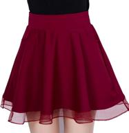 waisted pleated skater uniforms 黑色us16d1208 girls' clothing - skirts & skorts логотип