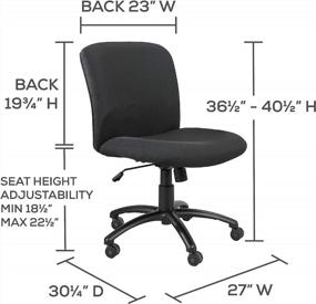 img 1 attached to Safco Products 3491BL Office Chair