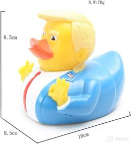 img 1 attached to Speduckk Bathing Cartoon President Floating