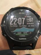 img 1 attached to 🏃 Renewed Garmin Fenix 5X Sapphire - Slate Gray with Black Band: Top Performance at an Unbeatable Price! review by Candra ᠌