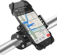 meidi bike phone mount: secure universal bicycle holder for iphones, samsung galaxy, nexus, and more up to 5.8 inches logo