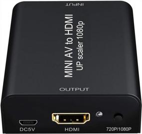 img 3 attached to RCA To HDMI, GANA 1080P Mini RCA Composite CVBS AV To HDMI Video Audio Converter Adapter Supporting PAL/NTSC With USB Charge Cable For PC Laptop Xbox PS4 PS3 TV STB VHS VCR Camera DVD