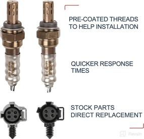 img 3 attached to 🔌 Set of 2 MOSTPLUS Upstream Downstream O2 Oxygen Sensors 234-4076 234-4078 for 96-99 Jeep Cherokee Dodge Dakota - Compatible