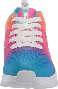 img 3 attached to Colorful And Comfy: Skechers Uno Lite-Spectrum Sneakers For Kids