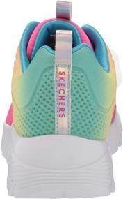 img 2 attached to Colorful And Comfy: Skechers Uno Lite-Spectrum Sneakers For Kids