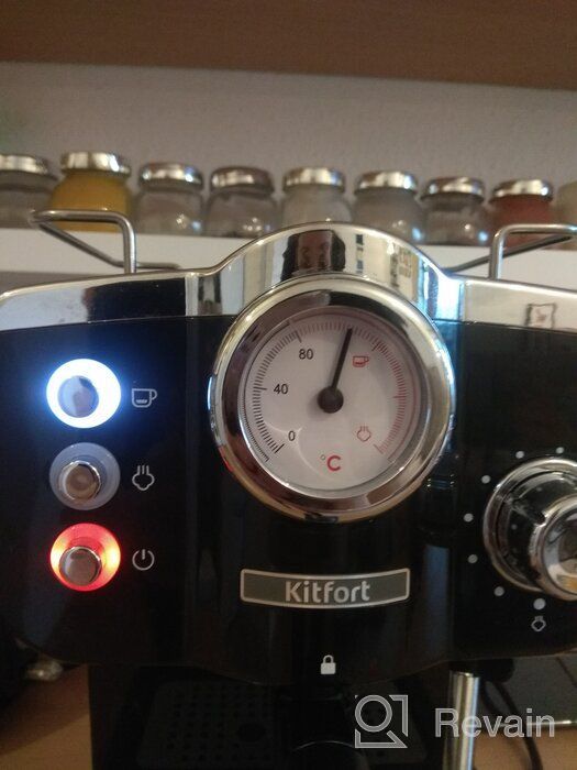 img 1 attached to Coffeemaker Kitfort KT-739, black review by Anastazja Olejnik ᠌