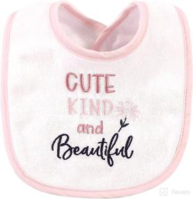 img 1 attached to 🍼 Cute and Convenient Unisex Baby Bibs - Hudson Baby Cotton and Polyester Bibs for Easy Cleanup