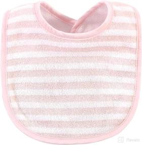 img 2 attached to 🍼 Cute and Convenient Unisex Baby Bibs - Hudson Baby Cotton and Polyester Bibs for Easy Cleanup