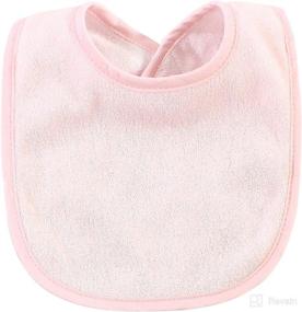 img 3 attached to 🍼 Cute and Convenient Unisex Baby Bibs - Hudson Baby Cotton and Polyester Bibs for Easy Cleanup