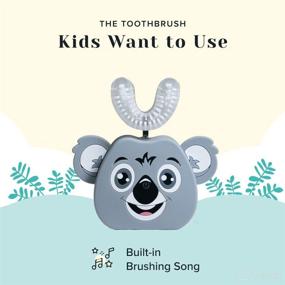 img 2 attached to 🦷 U-Shaped Electric Toothbrush for Kids - AutoBrush