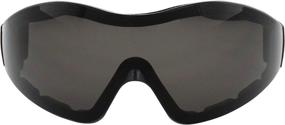 img 2 attached to Birdz Eyewear Motorcycle Skydiving Anti Fog Motorcycle & Powersports ~ Protective Gear